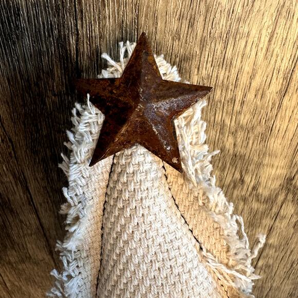 Fabric Christmas Tree Home Holiday Decor Gift NEW FAST Ship Primitive Boho - Picture 2 of 6